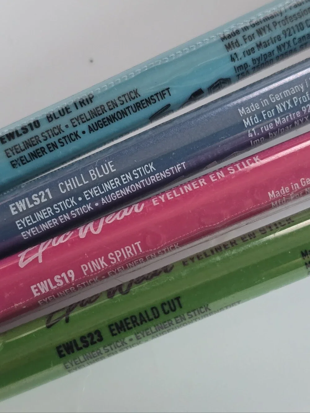 4 NYX Epic Wear Waterproof Eyeliner Stick